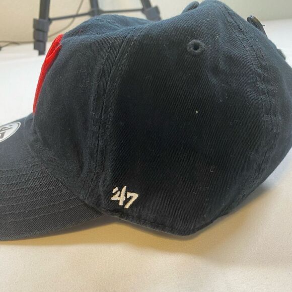 NWT ‘47 Los Angeles LA Wildcats XFL Football Black Adjustable Baseball Cap - Picture 3 of 6